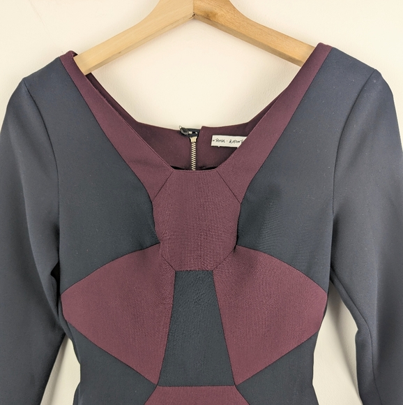 & Other Stories colourblock mini dress - Picture 3 of 8